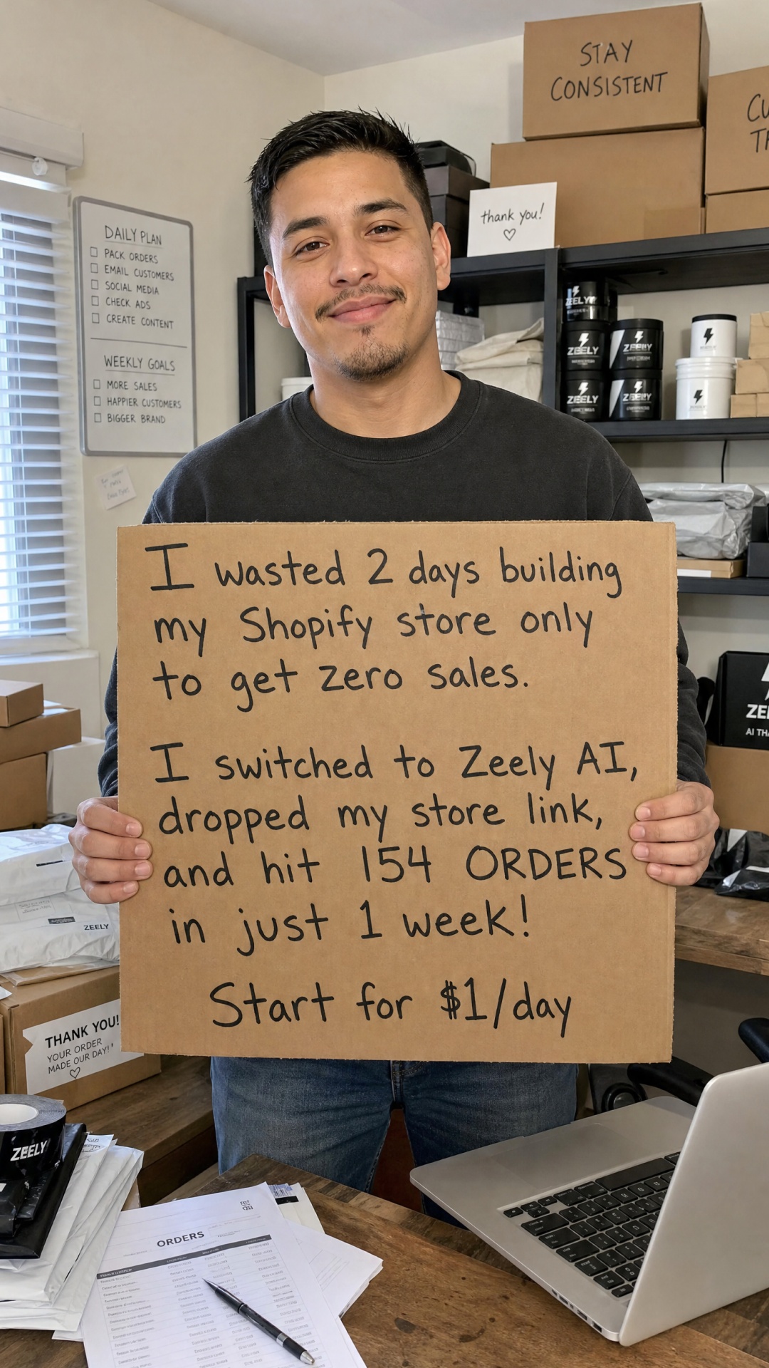 Zeely Facebook ad