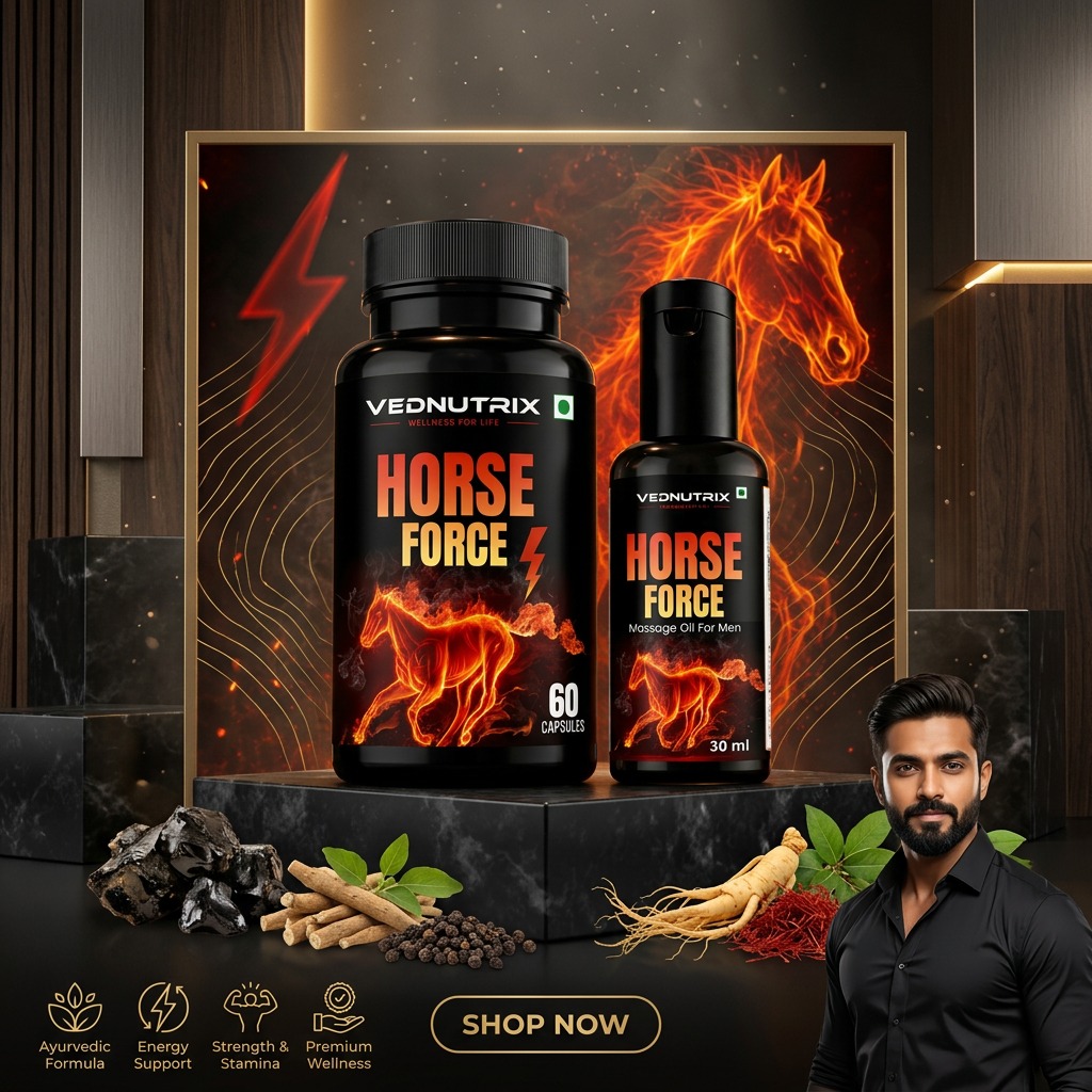 VedNutrix Facebook ad: Horse Force Shilajit Ashwagandha Energy Stamina Capsules &…