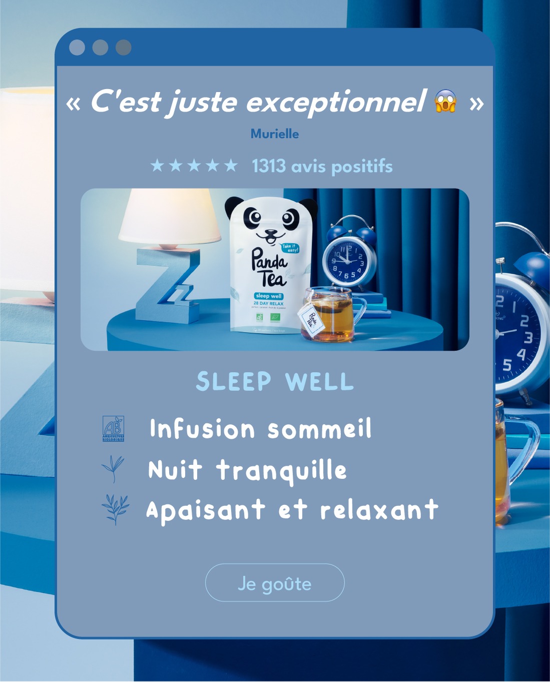 Panda Tea Facebook ad