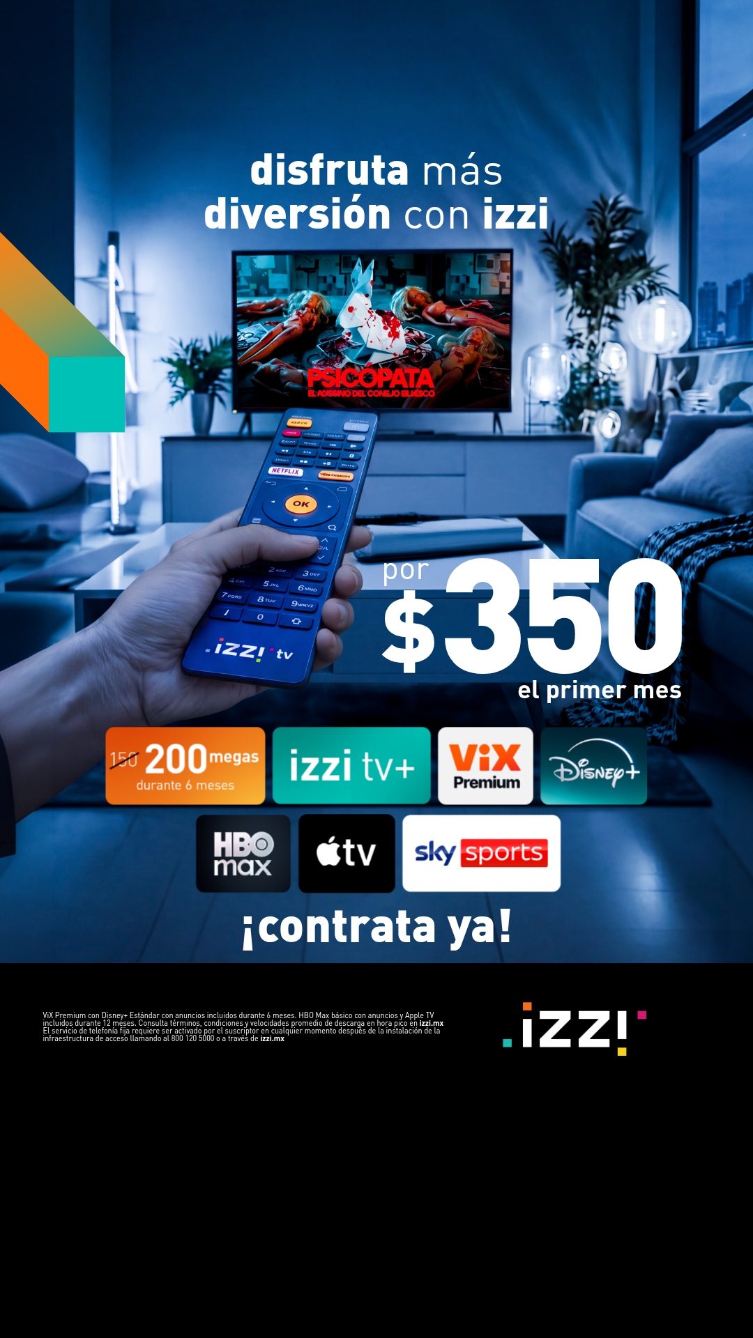 izzi telecom Facebook ad