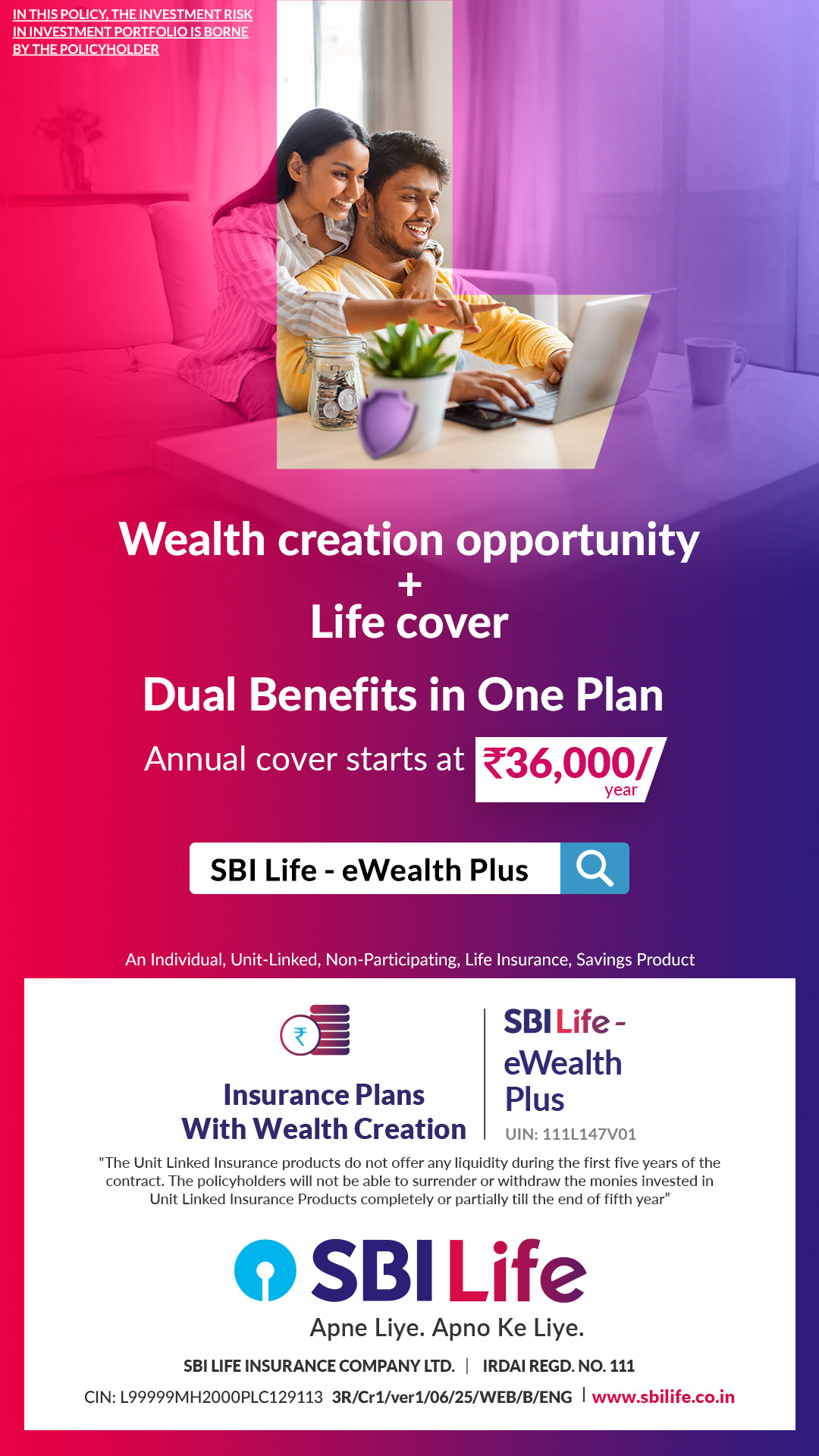 SBI Life Insurance Facebook ad