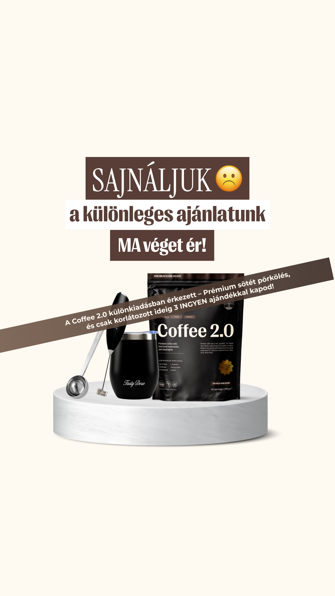 Coffee 2.0 Facebook ad: Kávérajongóknak készült