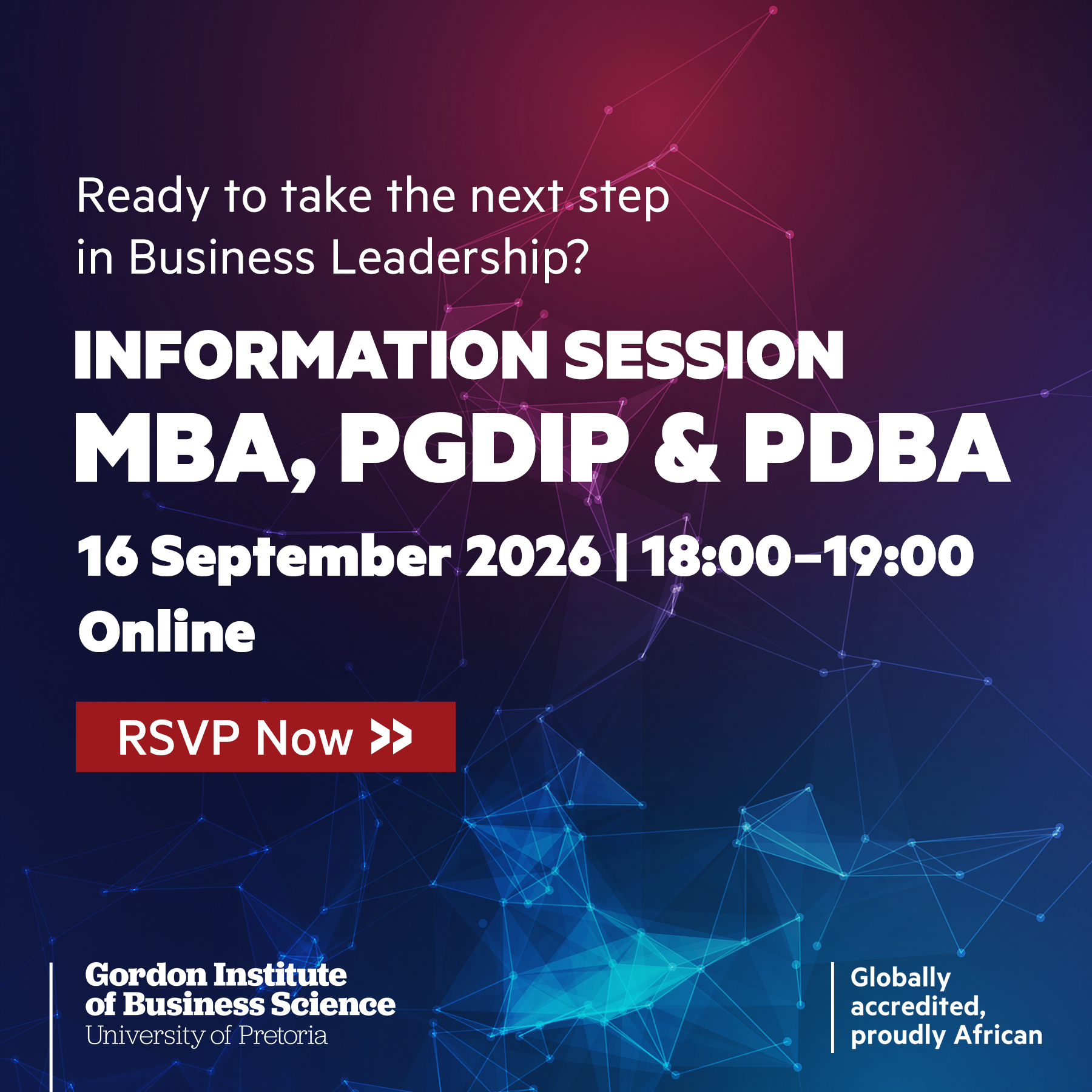 GIBS Business School Facebook ad