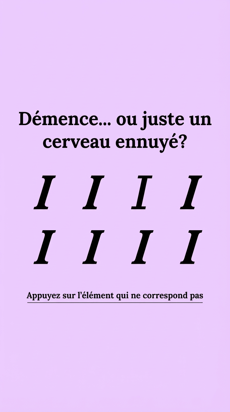 International IQ test Facebook ad