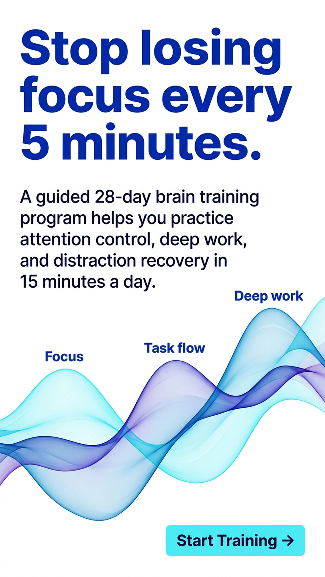 Impulse: Brain Training & Self-Discovery Facebook ad