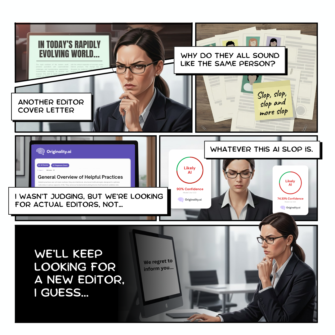Originality.AI - AI Detection and Plagiarism Checking Facebook ad