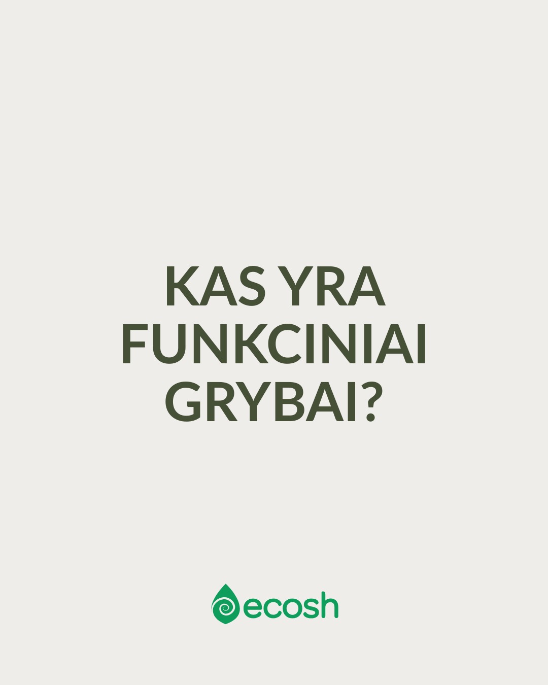 Ecosh Lietuva Facebook ad