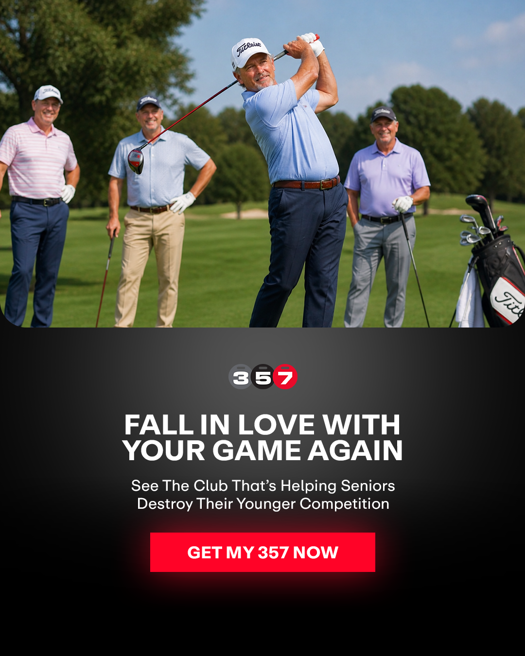 Performance Golf Facebook ad