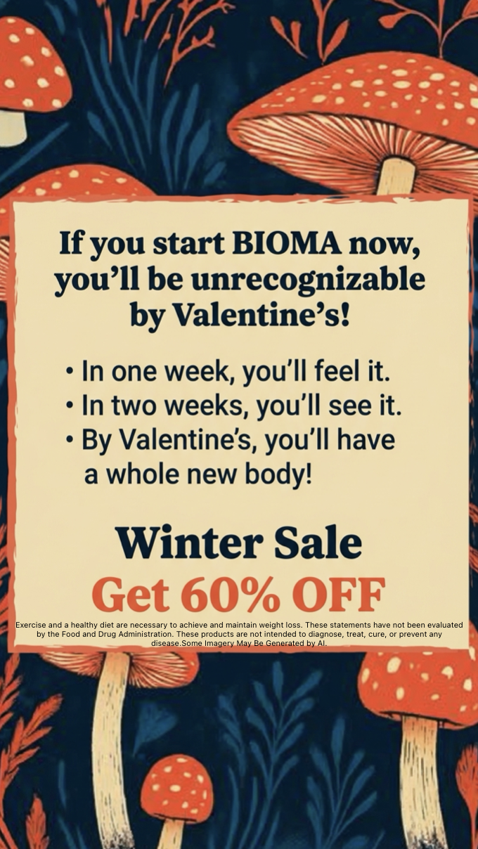 Glow after 40s Facebook ad