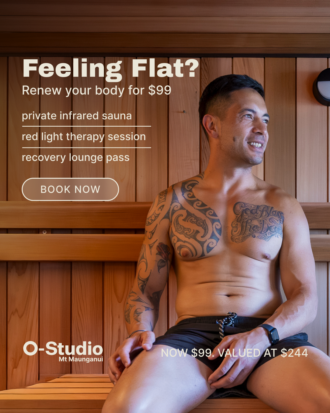 O-Studio The Mount Facebook ad: Feeling flat, tired, or bogged down by the…