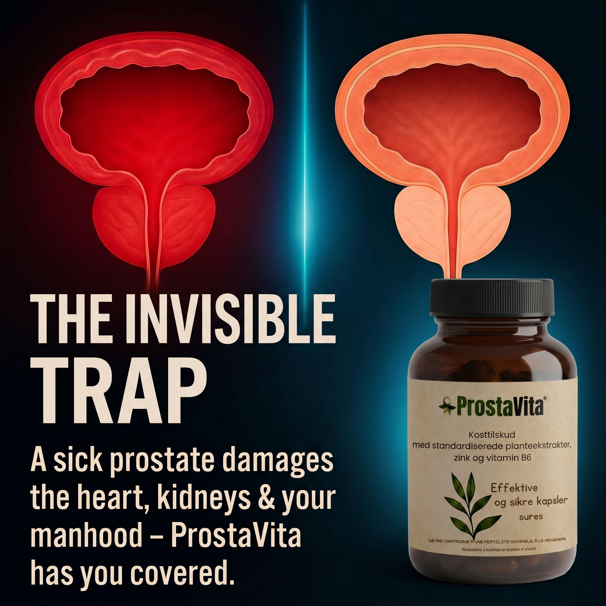 Vital Living Australia Facebook ad: Reduces Prostate Swelling by 95% in Just 5 Days!