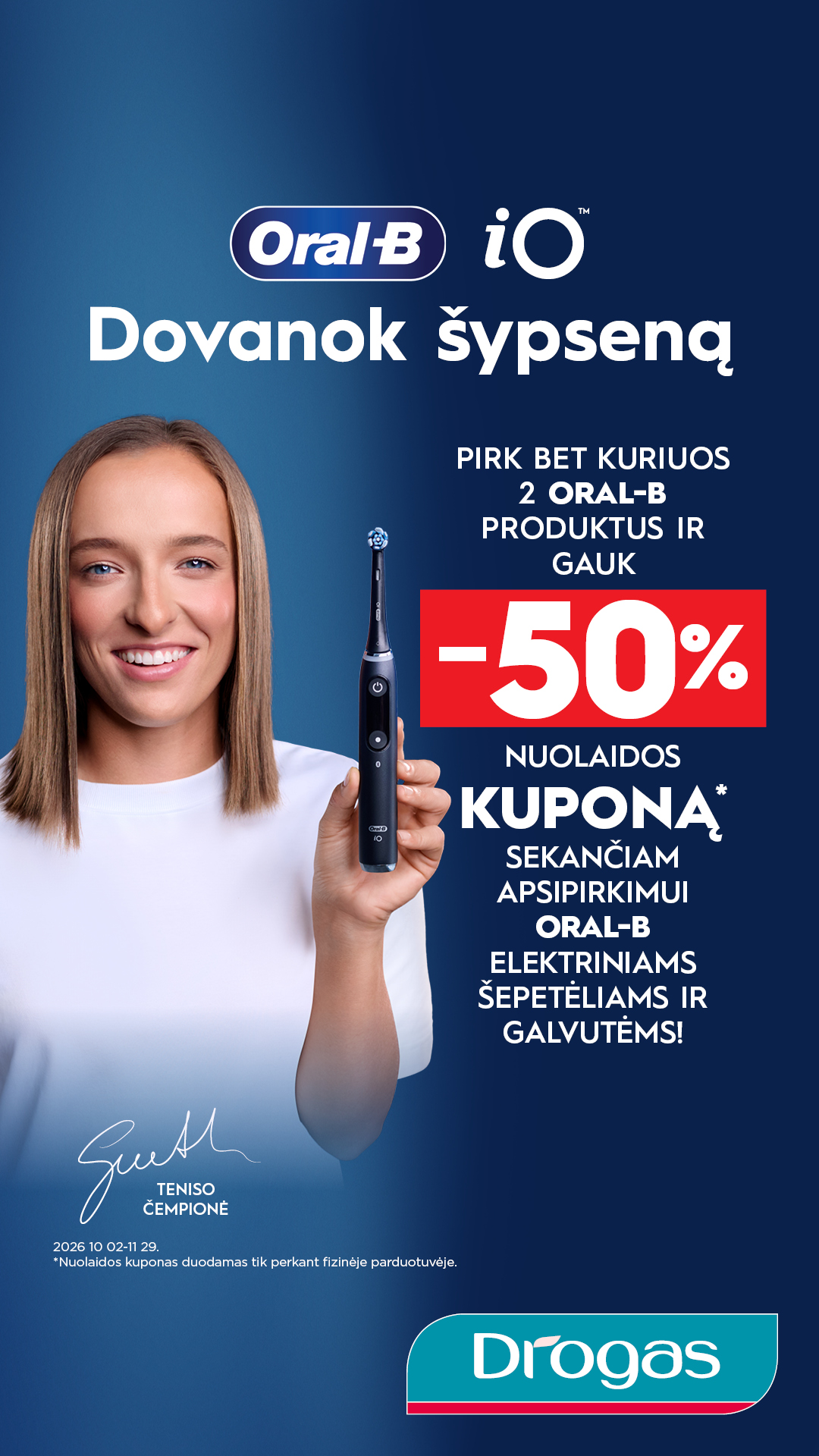 DrogasLietuva Facebook ad: Daugiau šypsenų