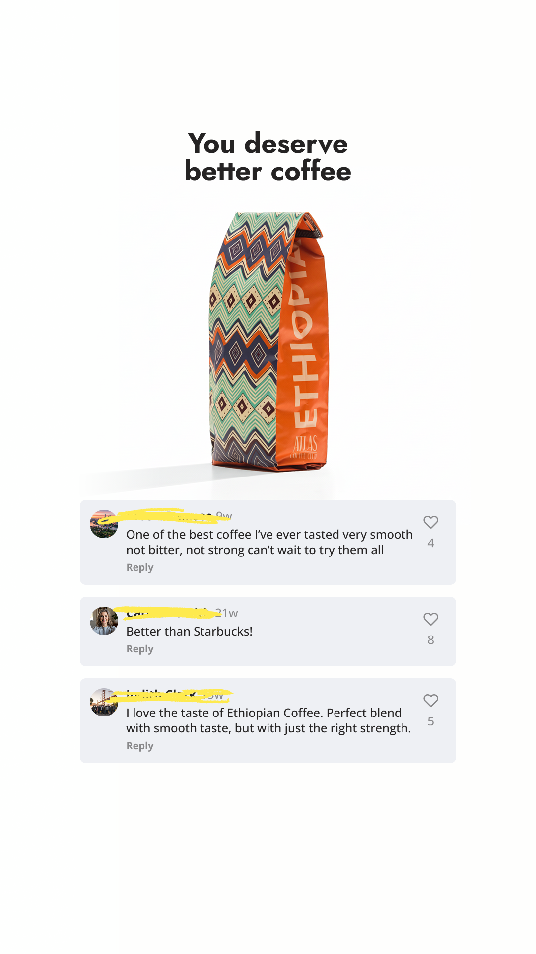 Atlas Coffee Club Facebook ad