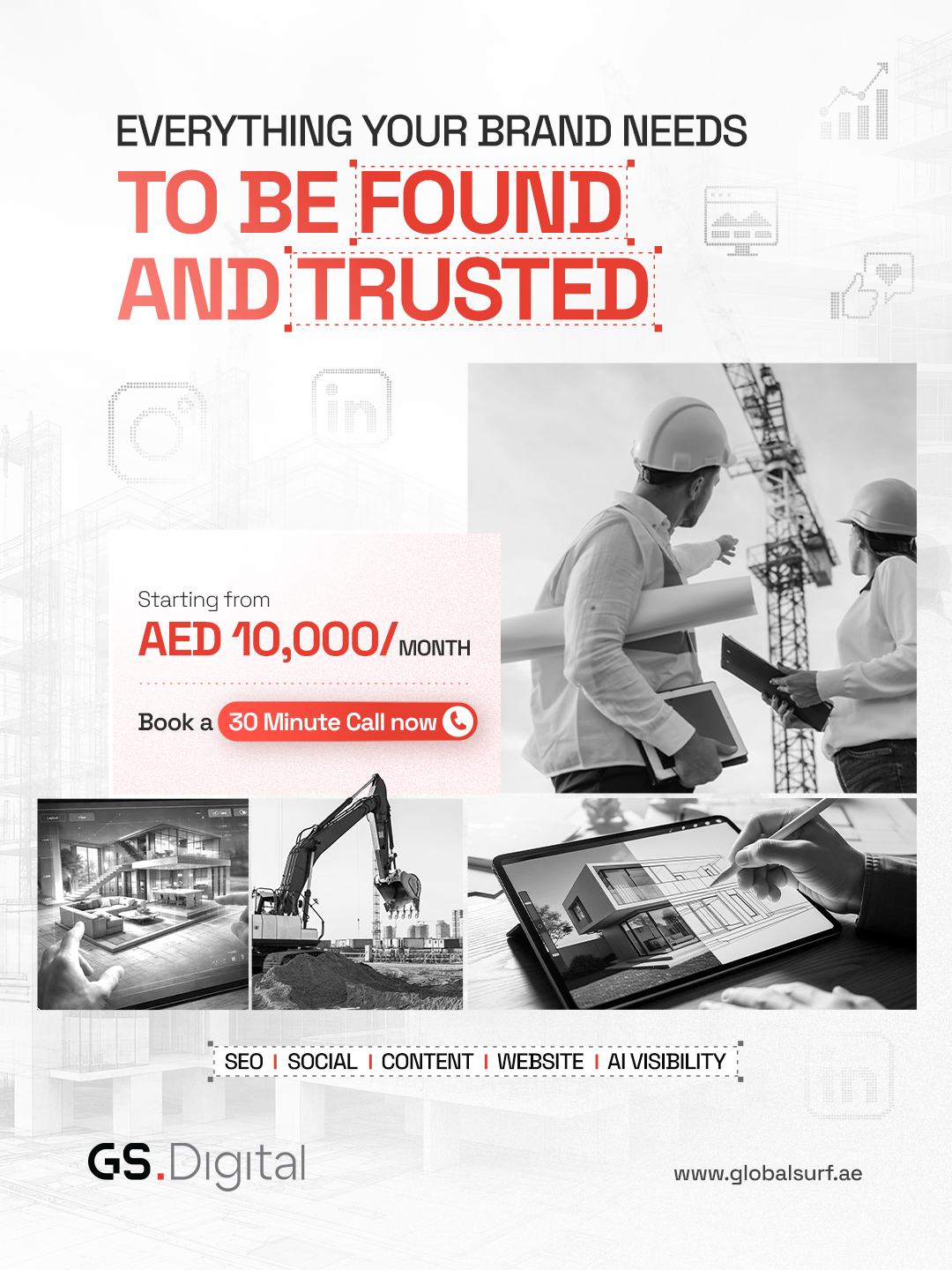 Global Surf Digital Facebook ad: Request a Free Audit