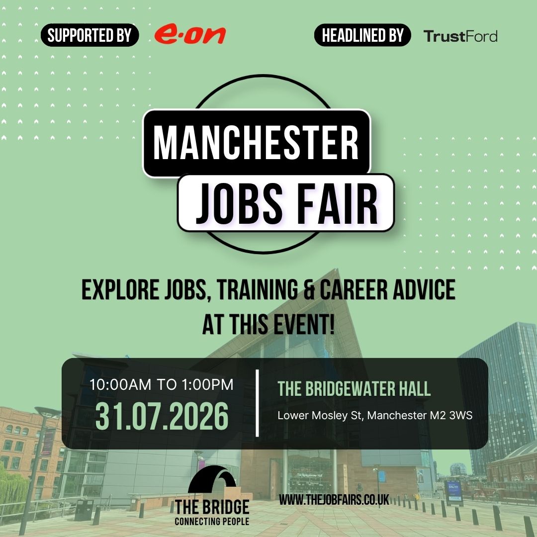 Job Fairs by The Bridge Facebook ad: Manchester Jobs Fair