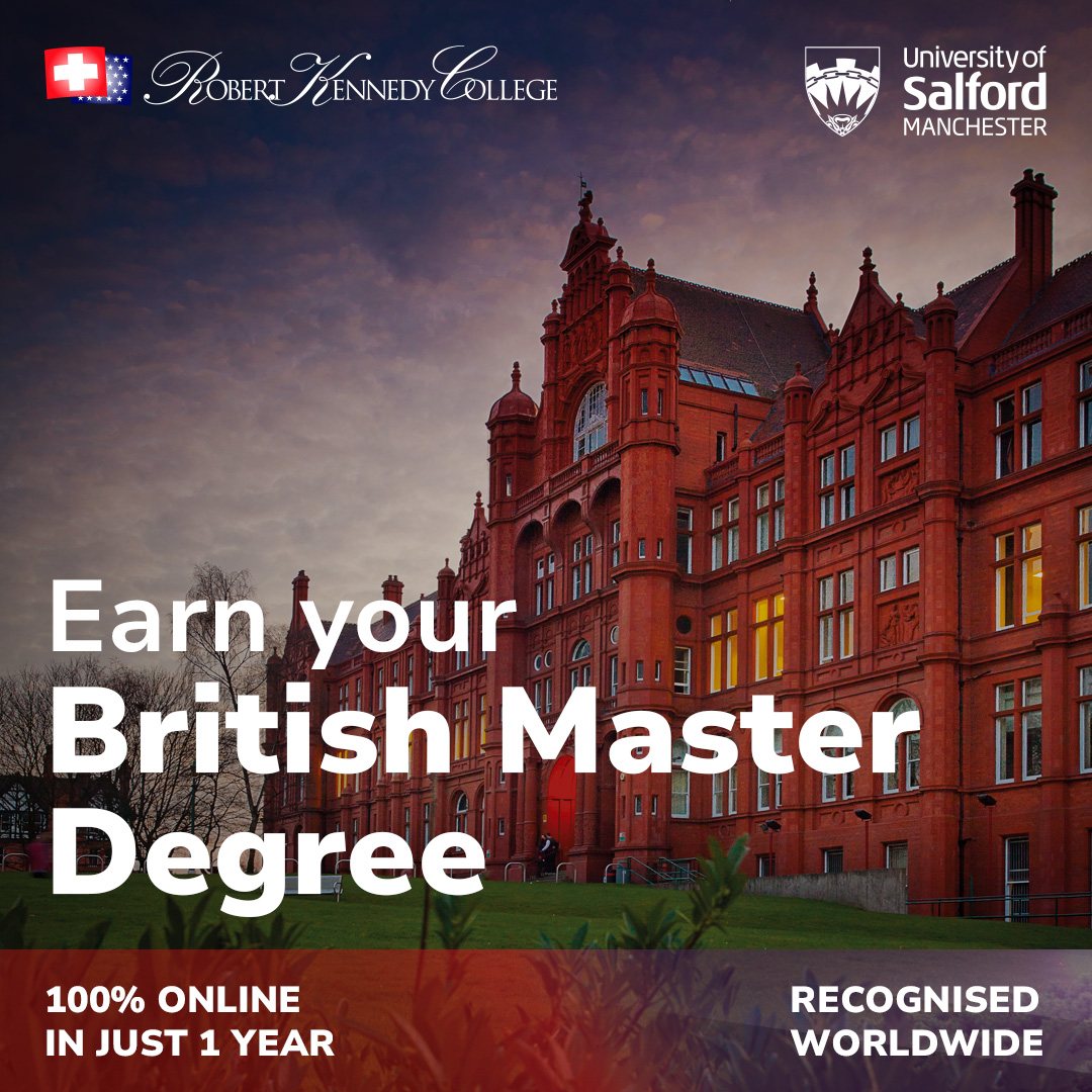 Salford Business School Online MSc and LLM Programmes Facebook ad