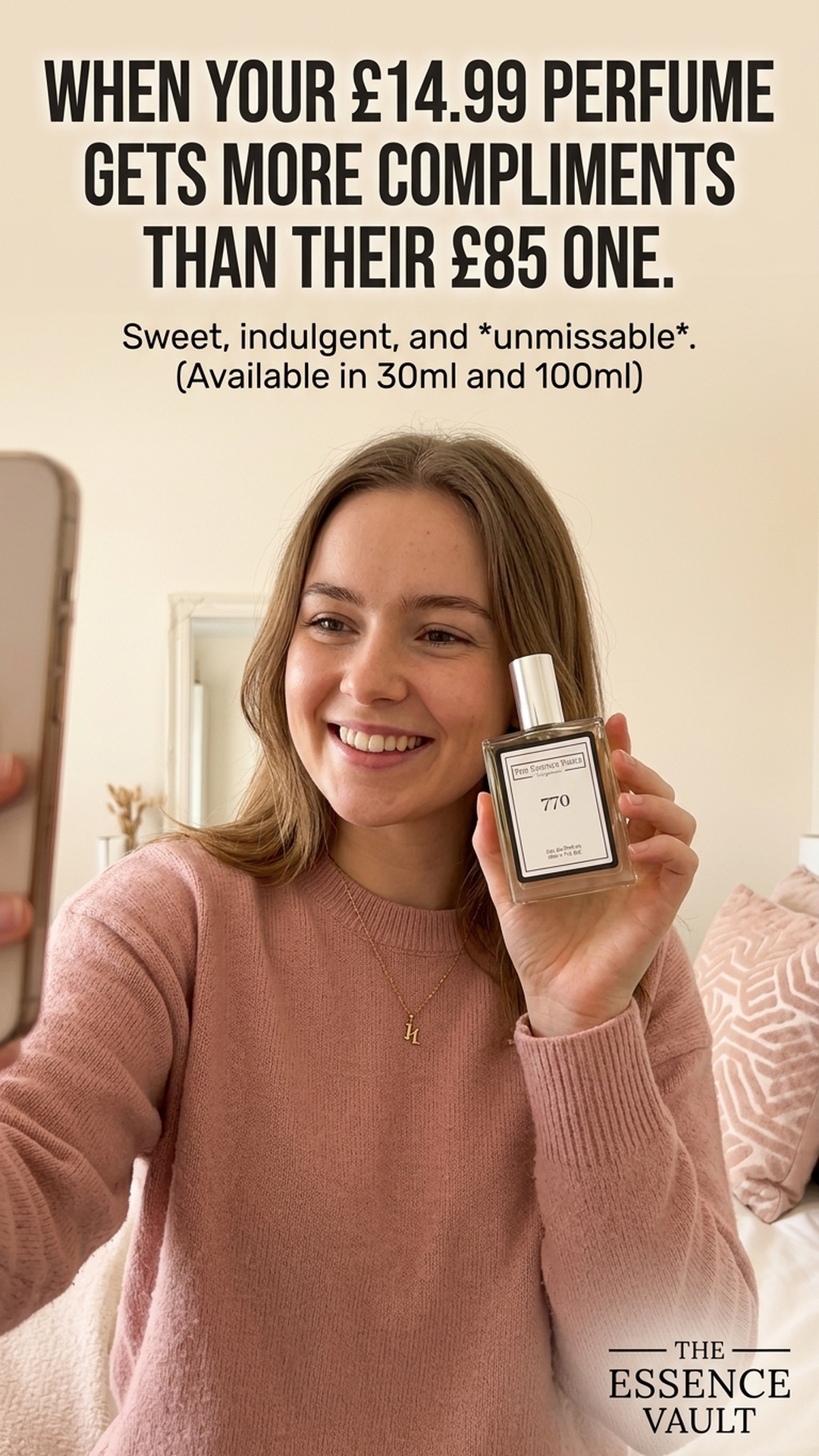 The Essence Vault Facebook ad