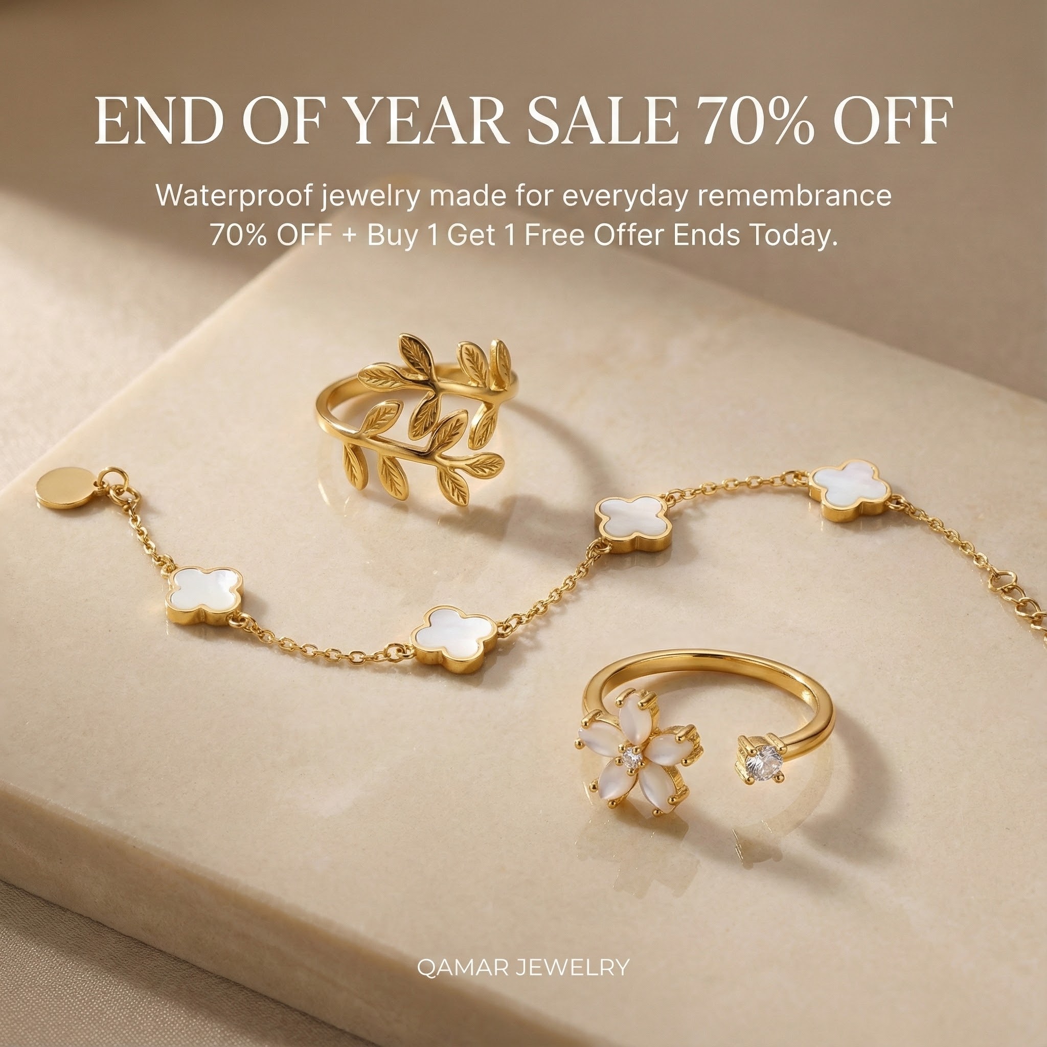 Qamar Jewelry Facebook ad