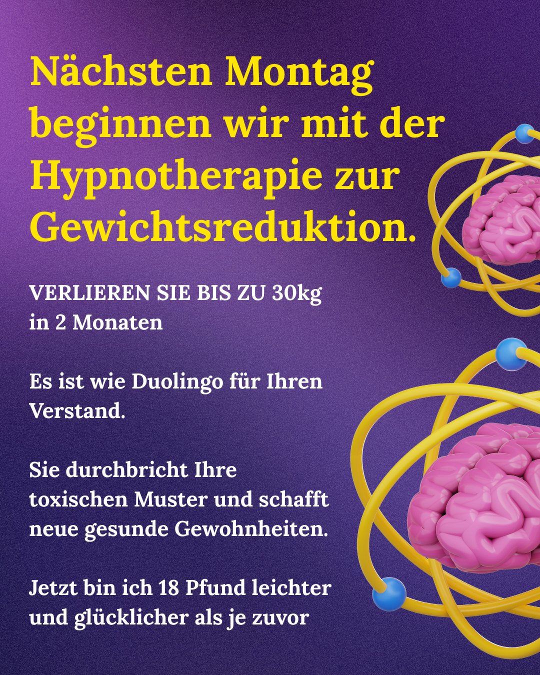 Hypnozio: power of hypnotherapy Facebook ad