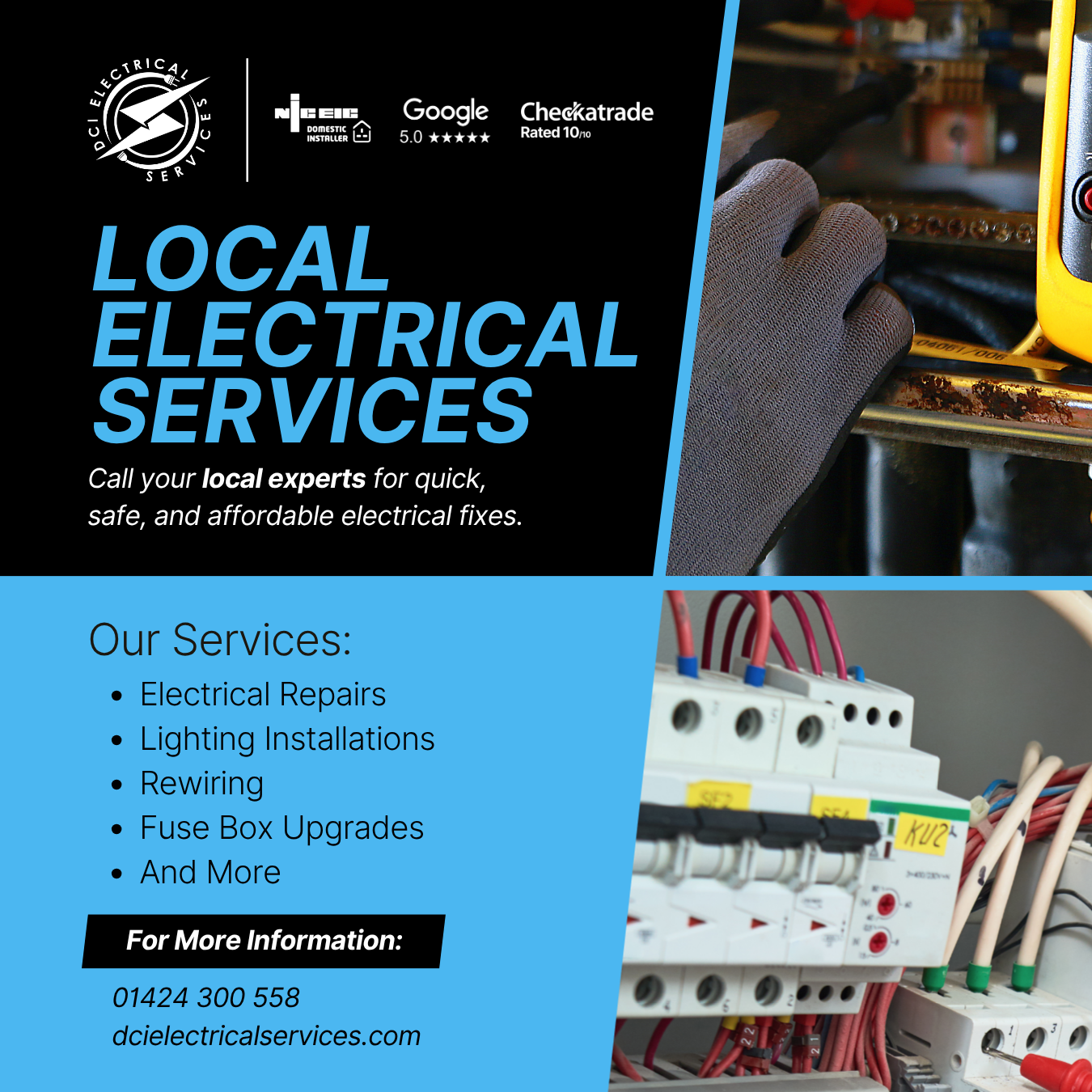 DCI Electrical Facebook ad