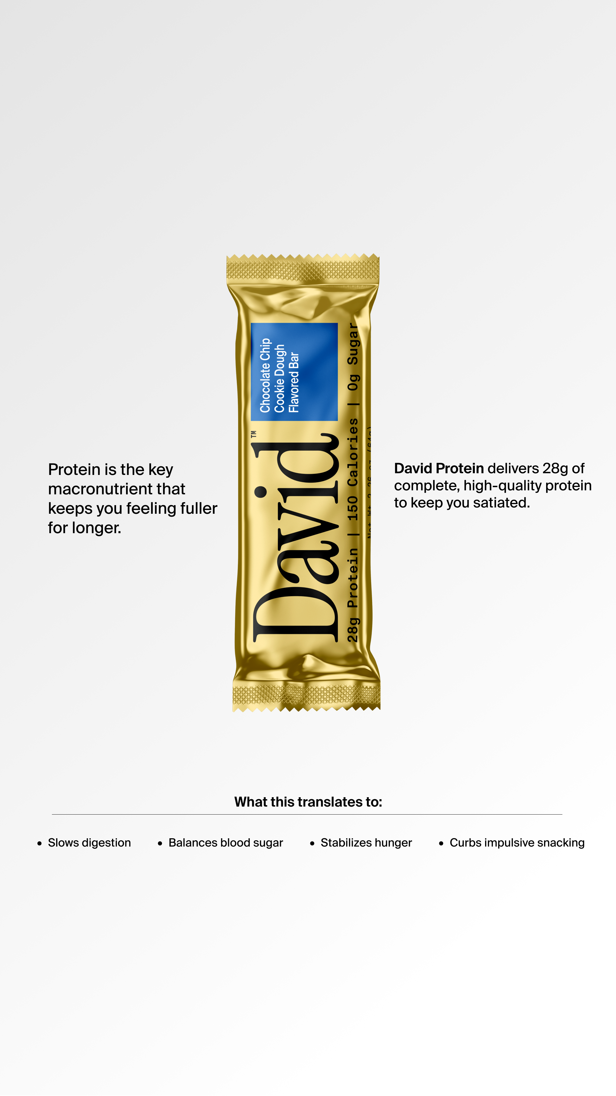 David Protein Facebook ad