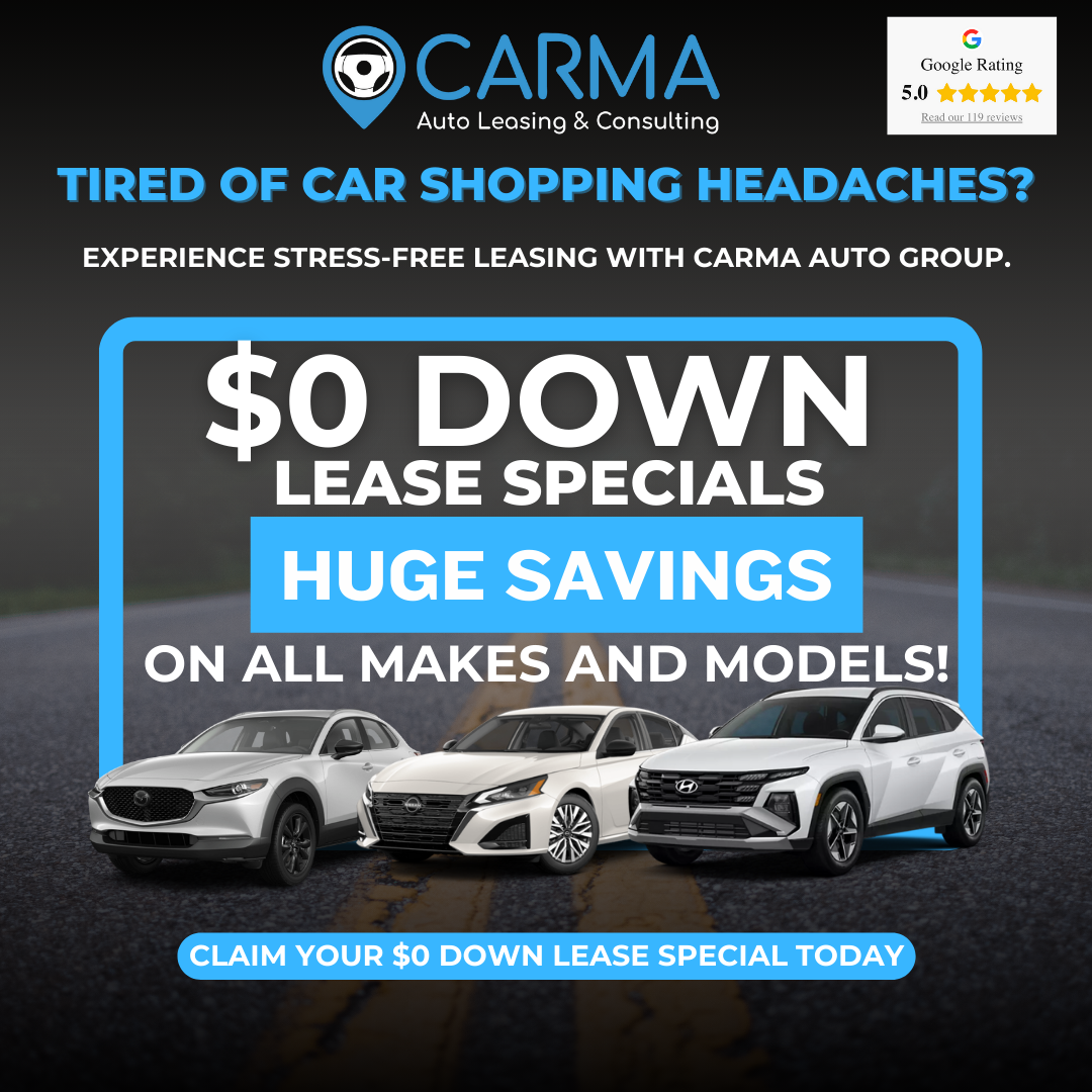 Carma Auto Leasing Facebook ad