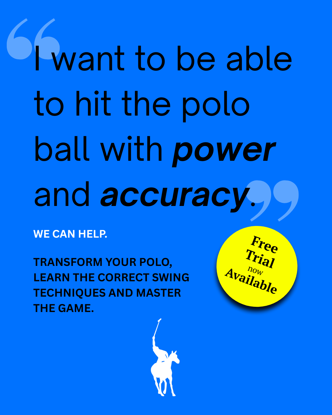 GavSays Polo Academy Facebook ad