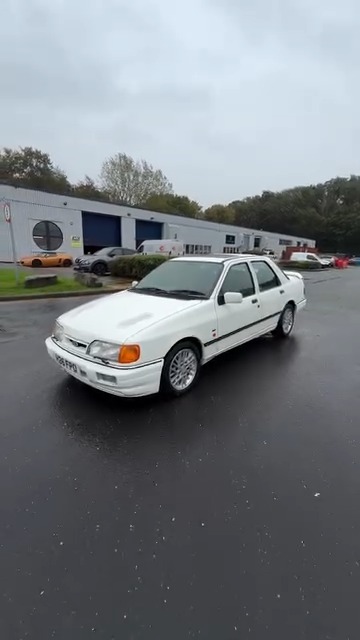 Redline Competitions Facebook ad: 8P TO WIN THIS SAPPHIRE RS COSWORTH