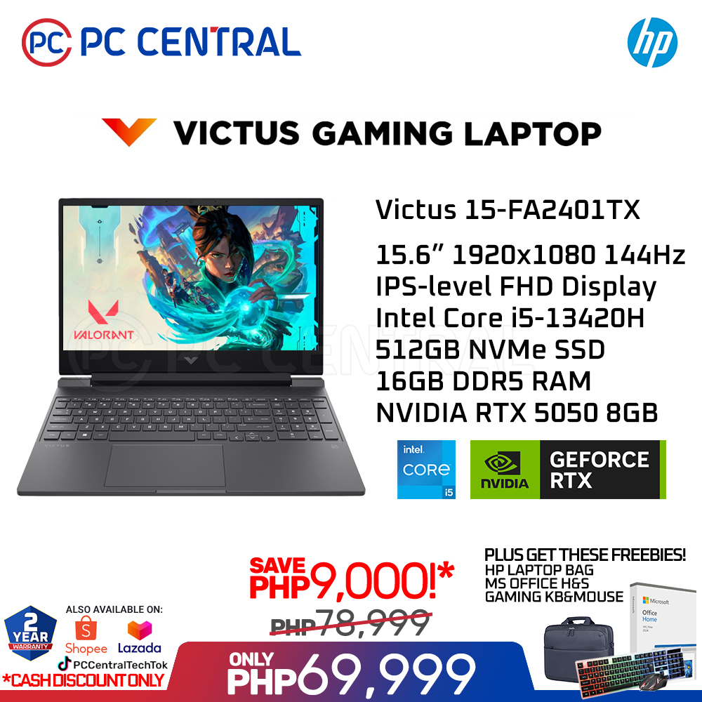 PC Central Facebook ad: BEST VALUE HP VICTUS!