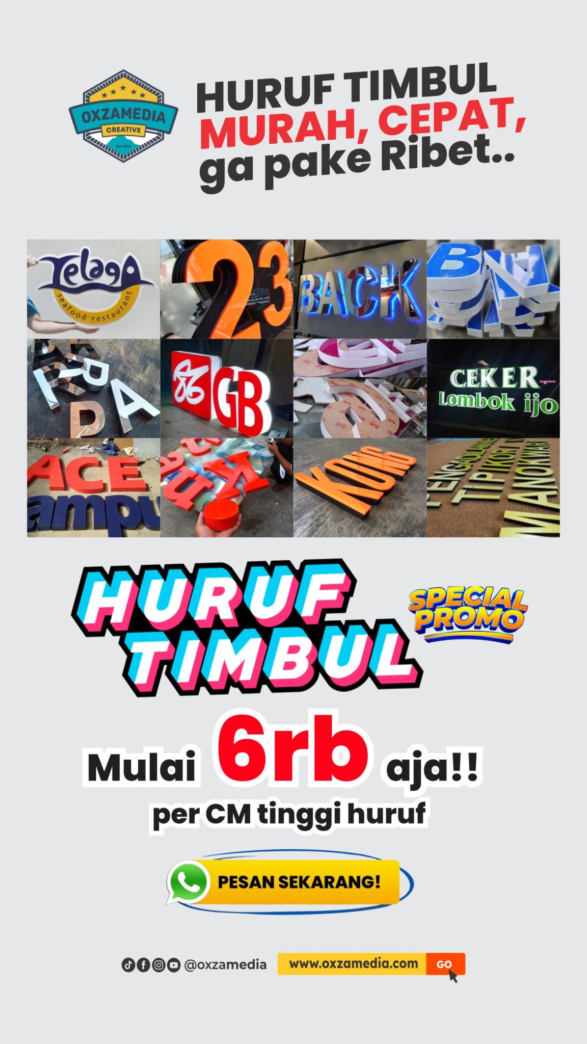 OXZAMEDIA Facebook ad: Mari mengobrol bersama kami