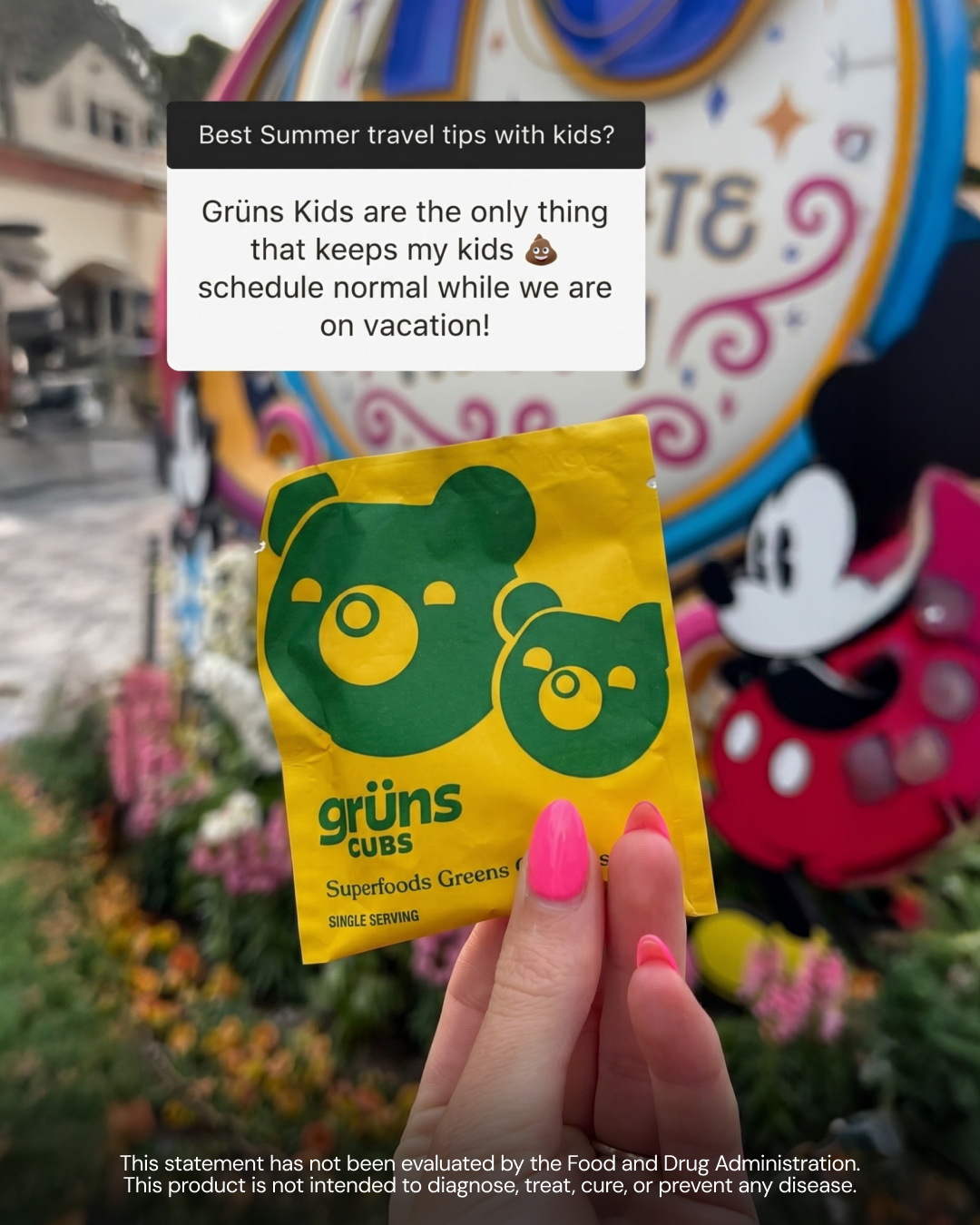 Grüns Kids Facebook ad