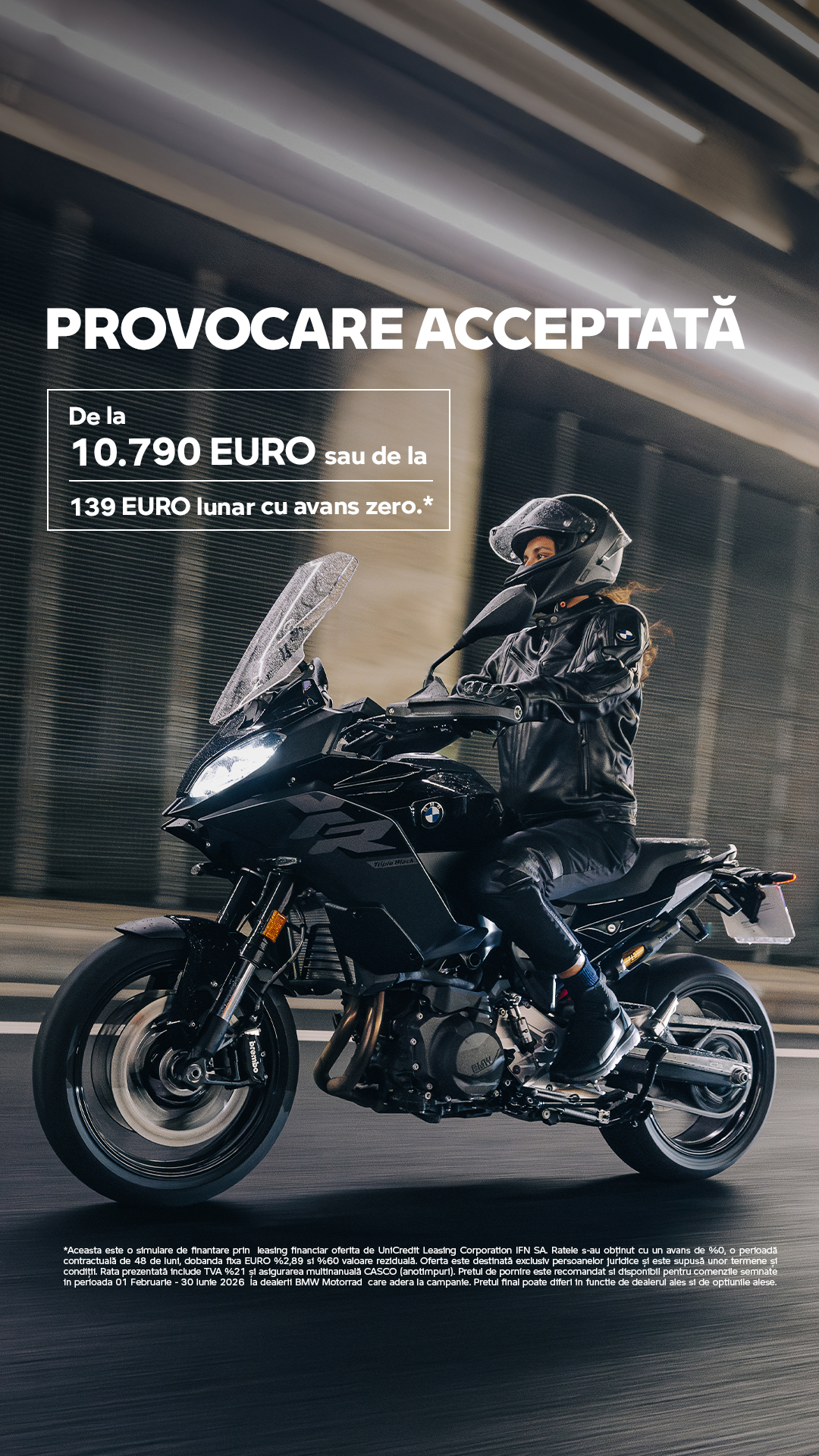 BMW Motorrad Romania Facebook ad from Apr 16, 2026