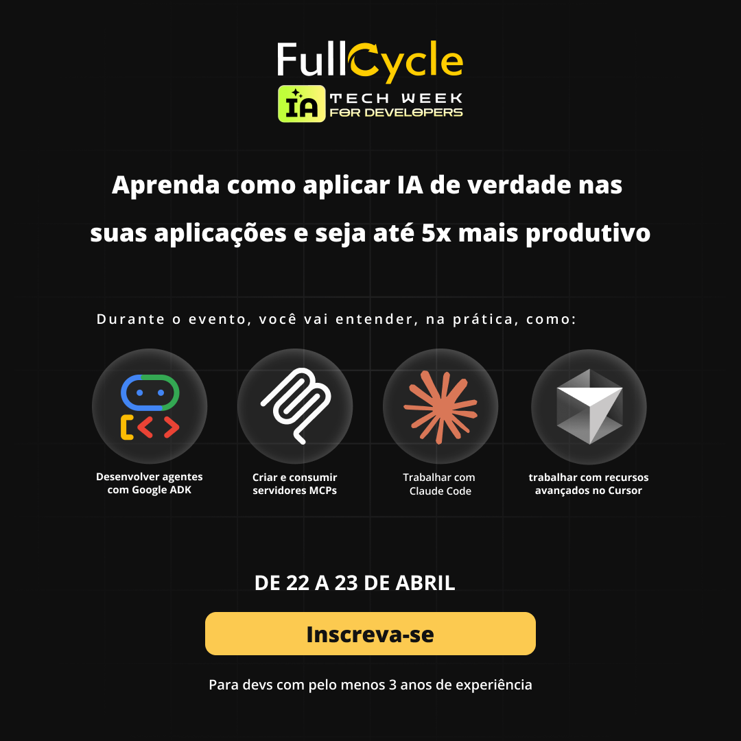 Full Cycle Facebook ad: Exclusivo para Devs Sêniors!
