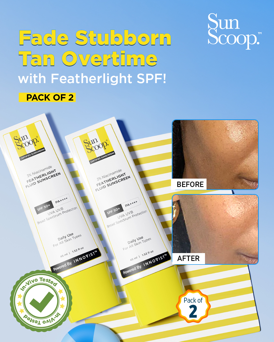 Sunscoop SPF Facebook ad