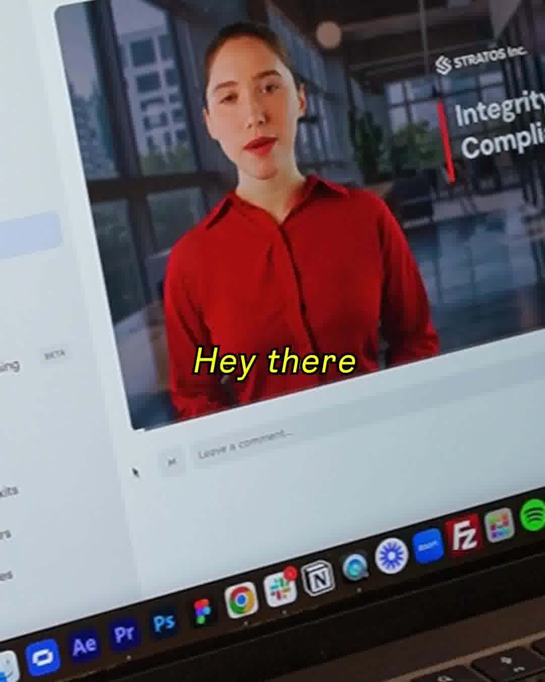 Synthesia Facebook ad: Create a FREE AI video now