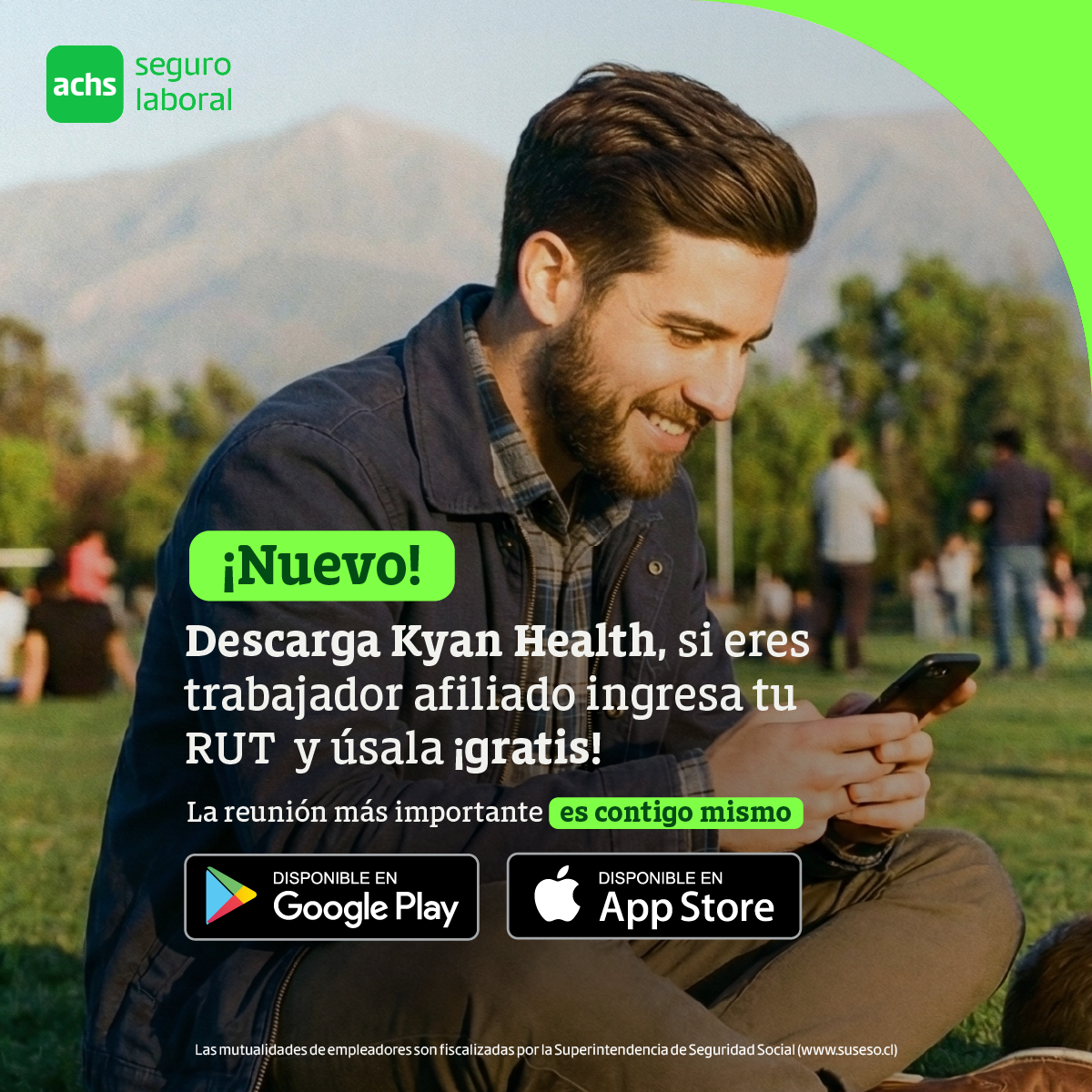 Achs Seguro Laboral Facebook ad: Bienestar Emocional