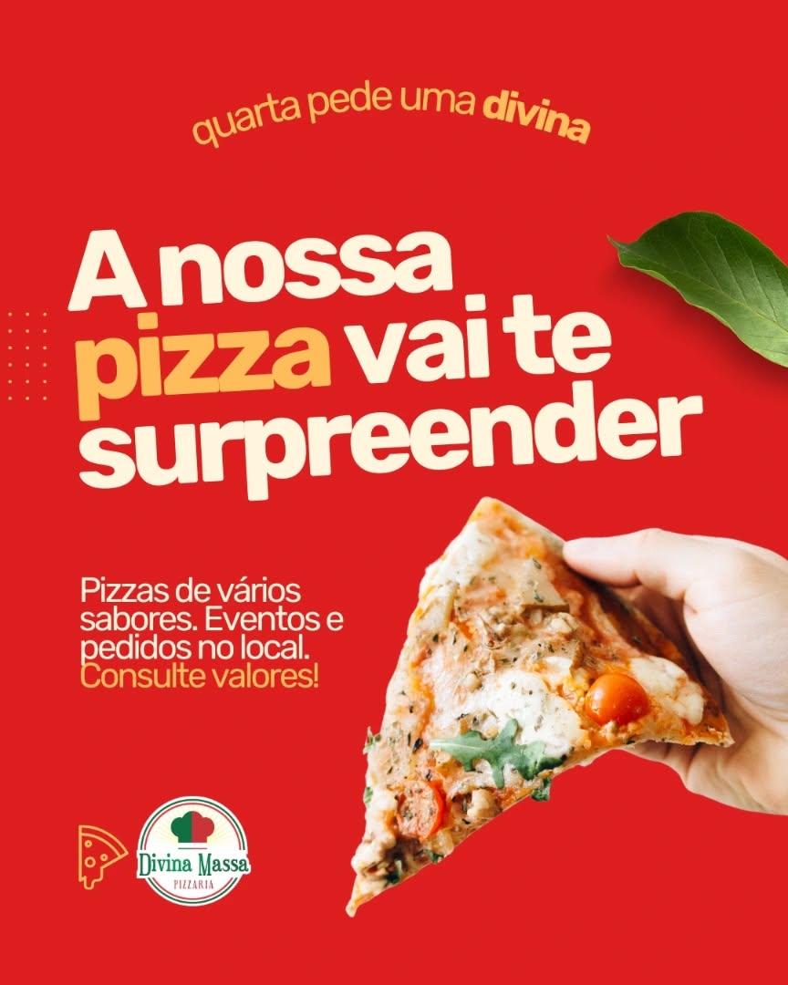 Divina Massa - Pizzaria Facebook ad: Divina Massa - Pizzaria | Delivery em MANAUS | Pedido online