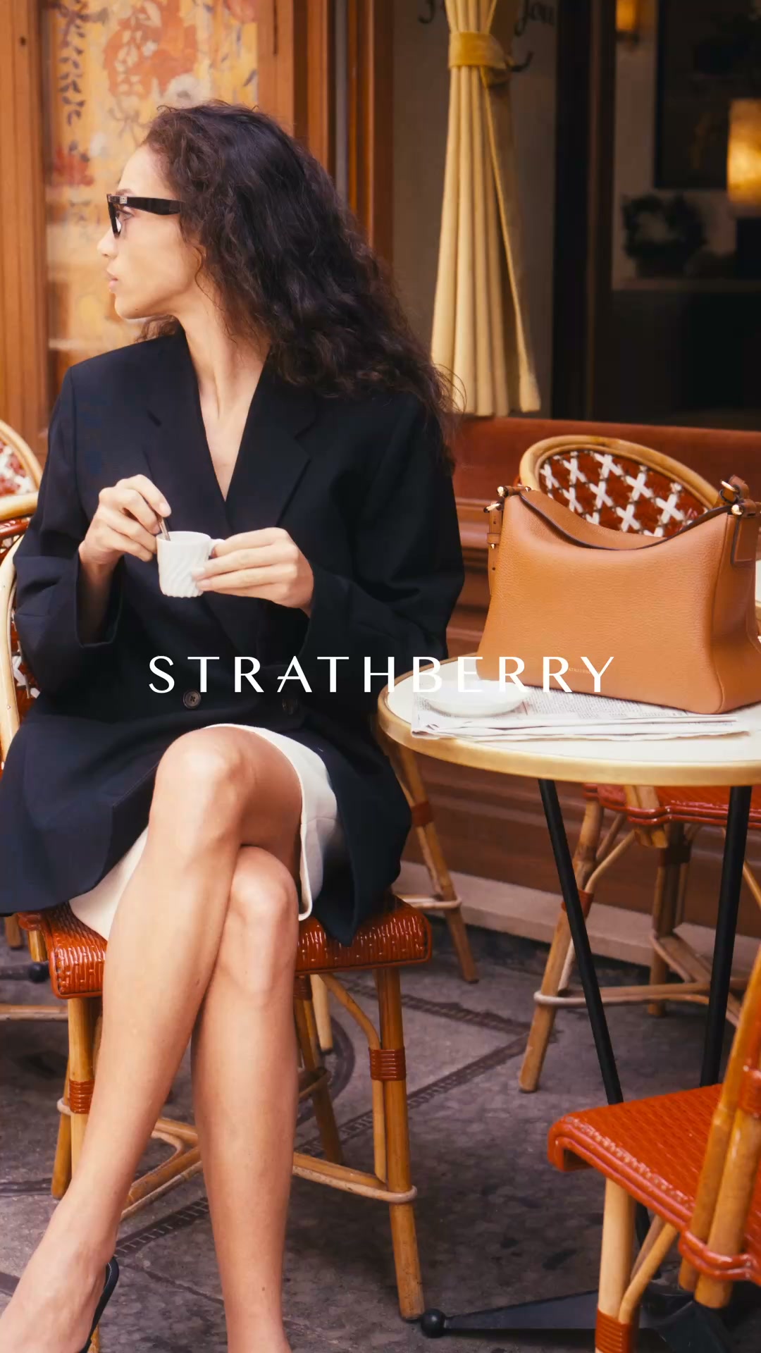 Strathberry Facebook ad from Aug 12, 2026