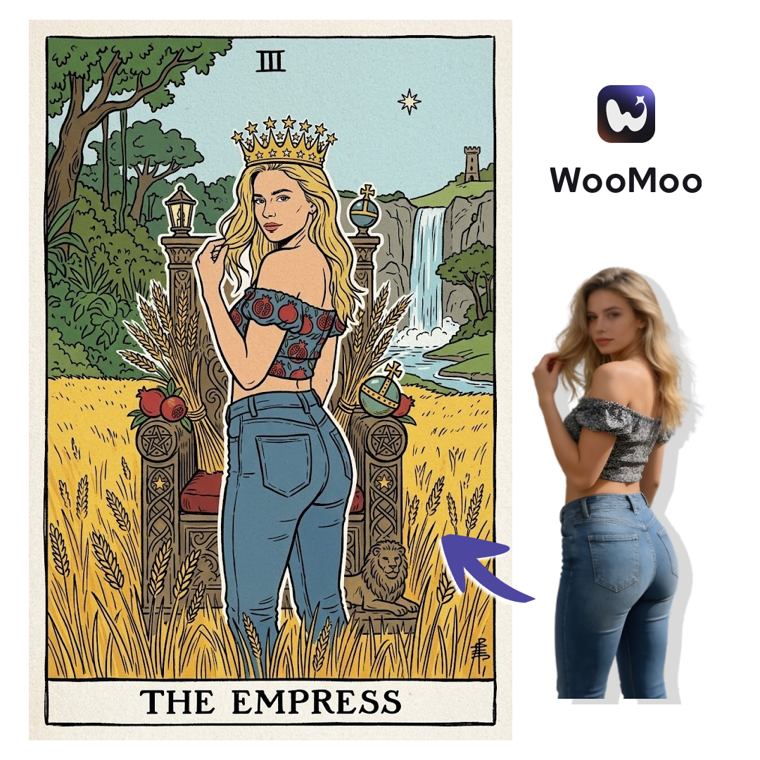 Woomoo Facebook ad: Meet Your Higher Self.