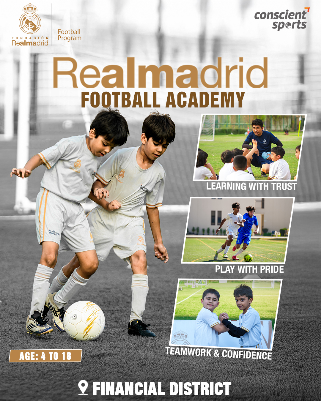RMF India - Partner Conscient Sports Facebook ad