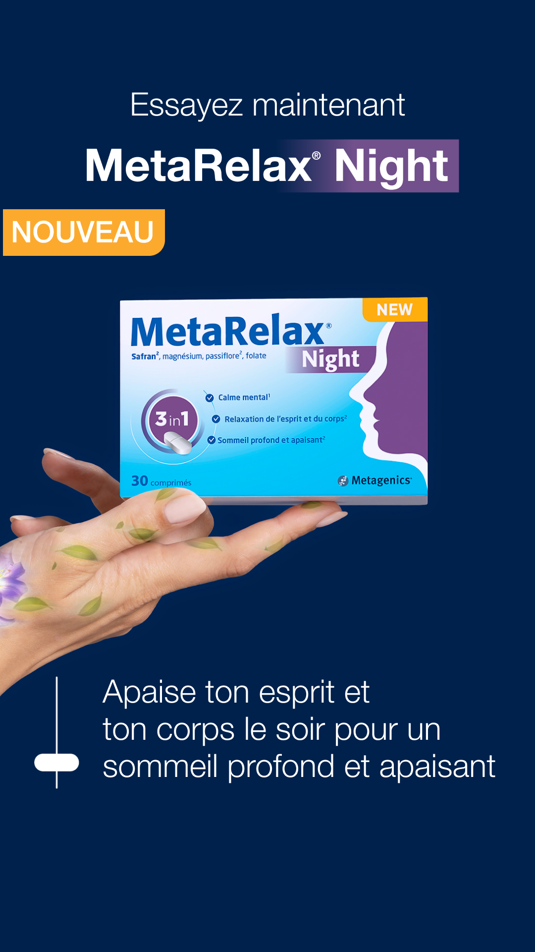 Metagenics Belgique Facebook ad