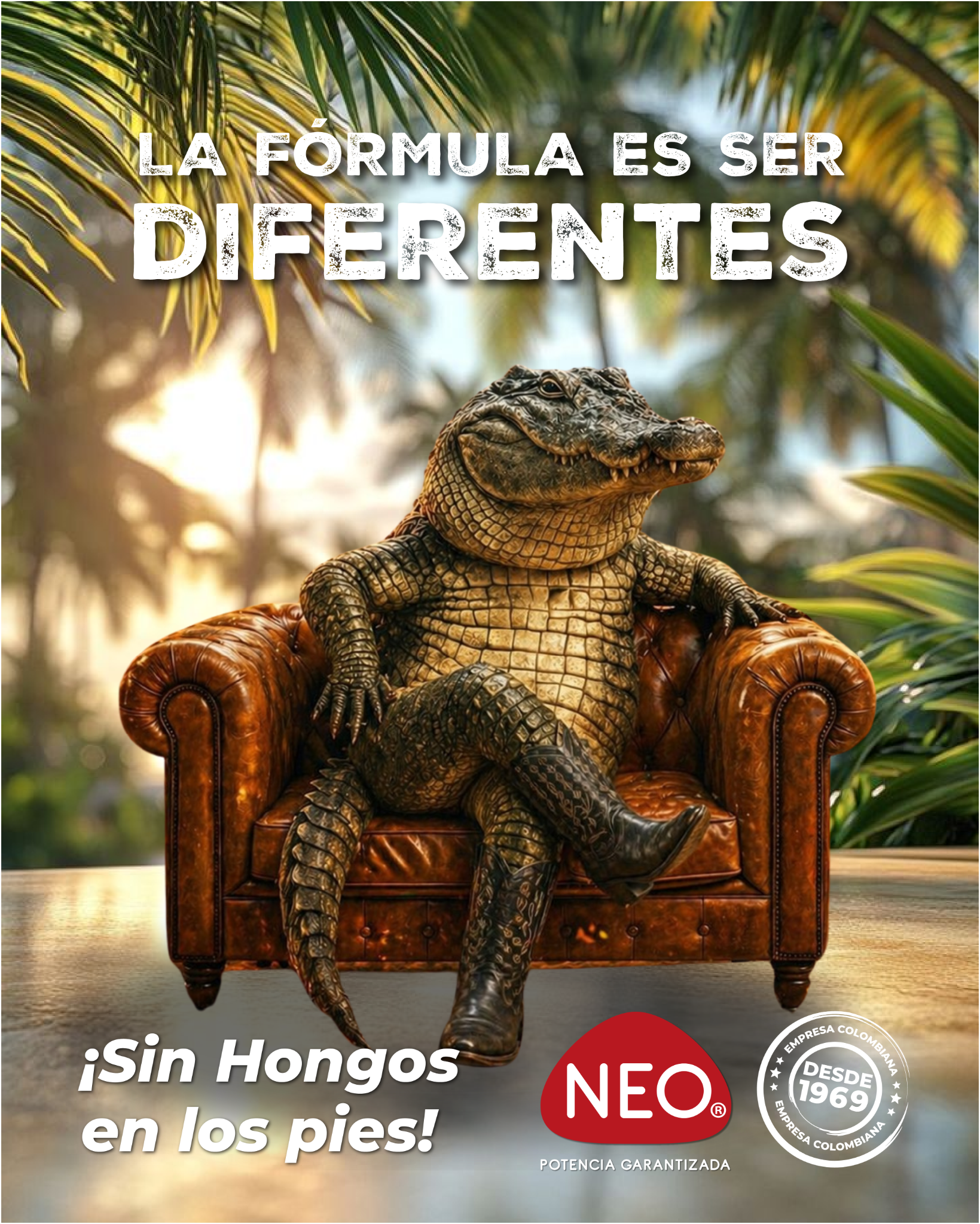 Laboratorios Neo Ltda. Facebook ad: NEOFUNGINA TALCO MEDICADO, La fórmula es ser diferentes…