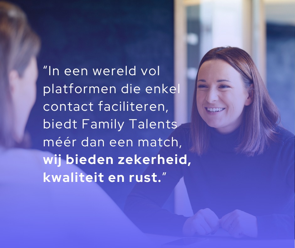 Family Talents Facebook ad: Waar andere platformen stoppen bij het voorstellen van…