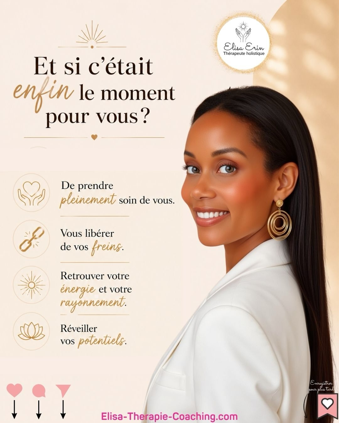 elisa_therapie_coaching_ Facebook ad: Et si c’était enfin votre moment?