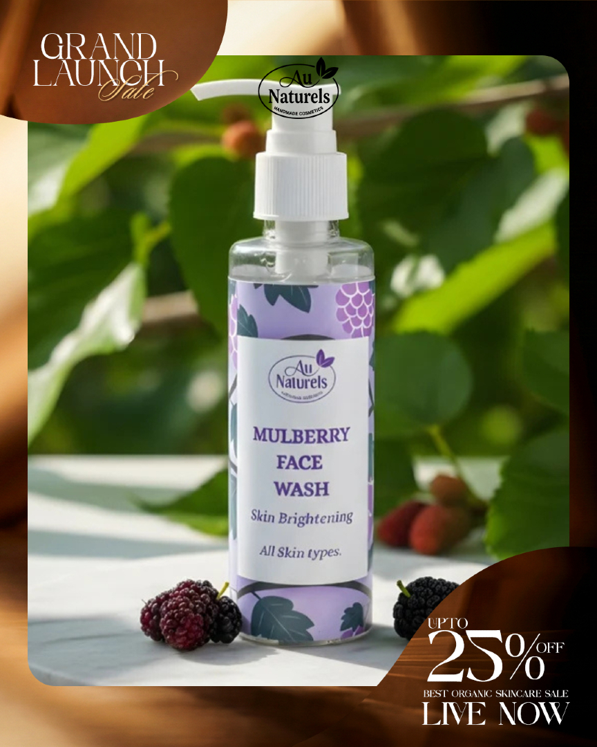 AU Naturels Facebook ad: The wait is OVER - your skin’s glow-up…