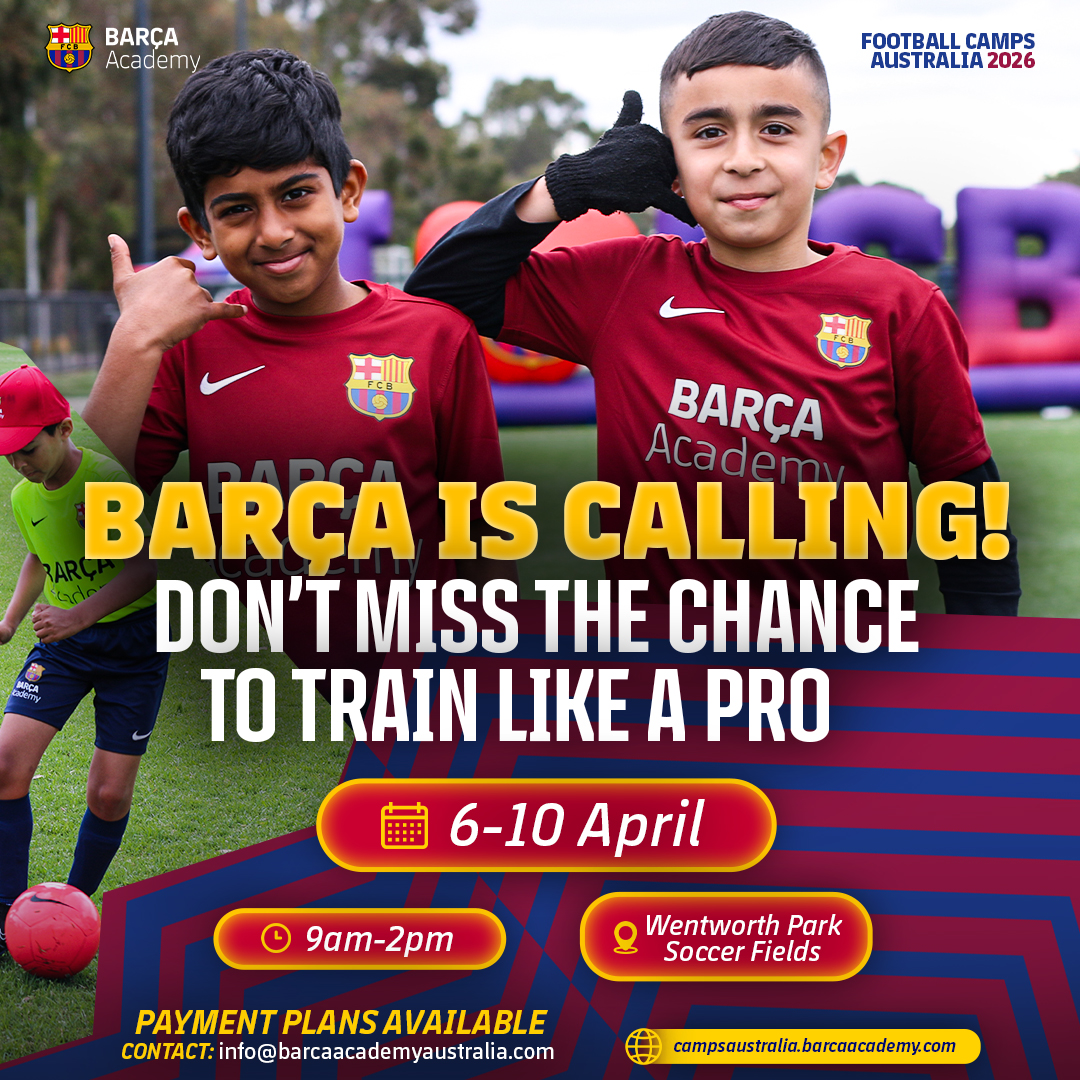 Barça Academy Australia & New Zealand Facebook ad