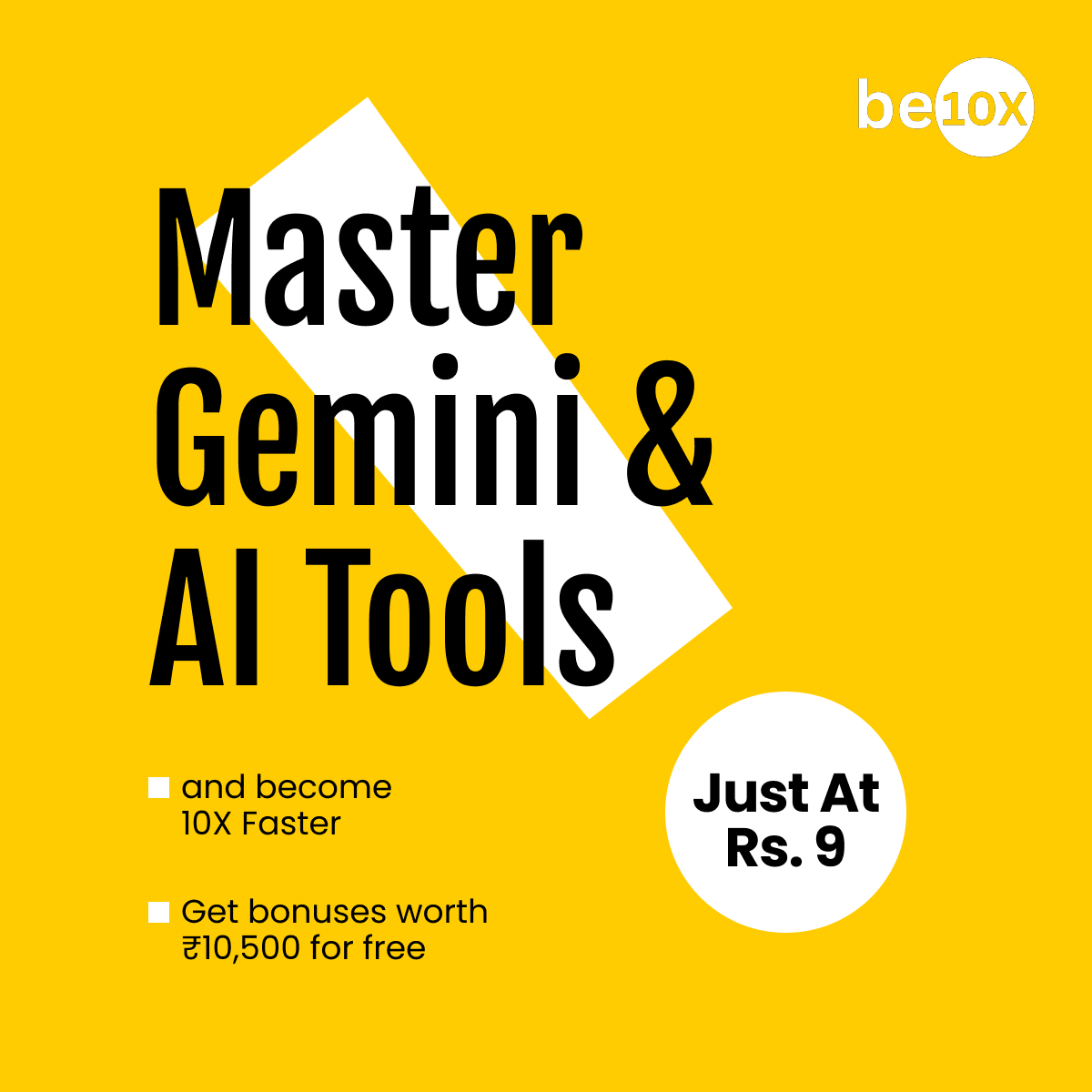 Be10x_in Facebook ad: Skill Up at ₹9
