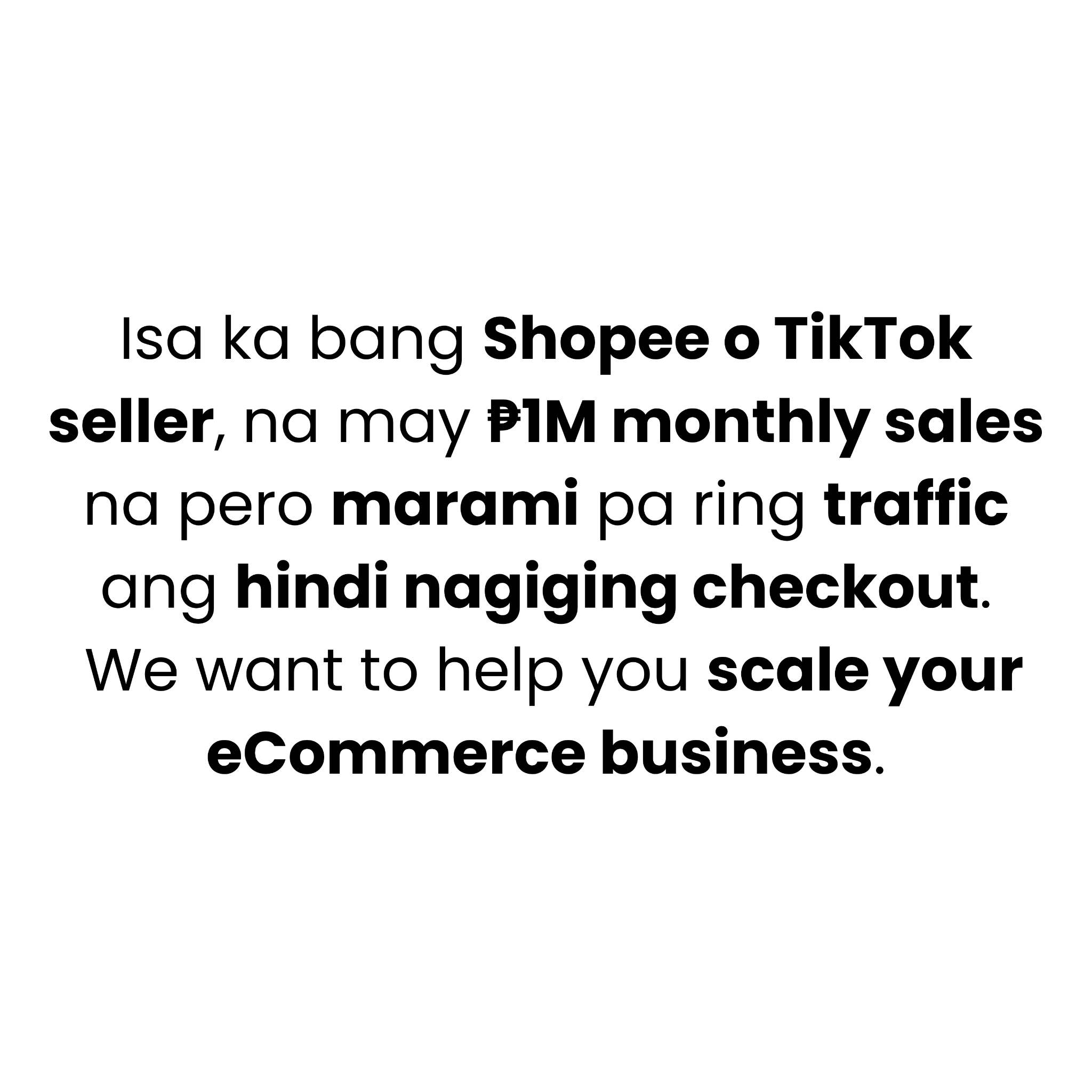 ECOM Accelerator Facebook ad