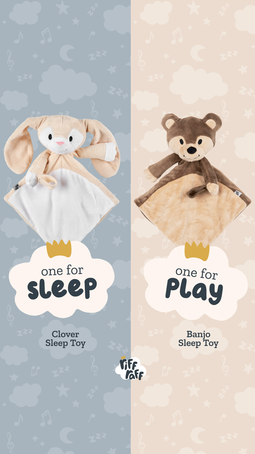 RIFF RAFF SLEEP TOYS Facebook ad