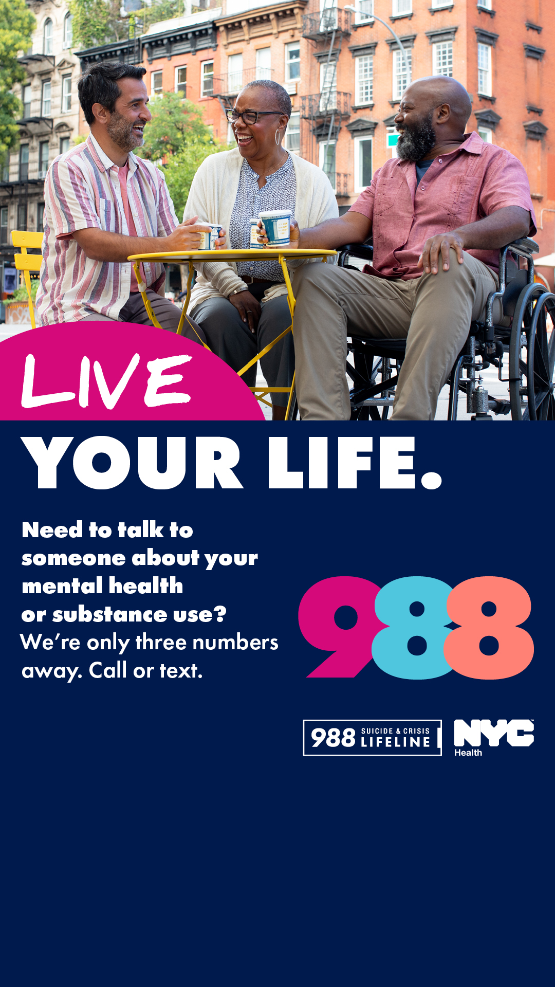 NYC Department of Health and Mental Hygiene Facebook ad
